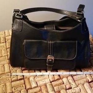 Sale! Stone Mountain black leather purse